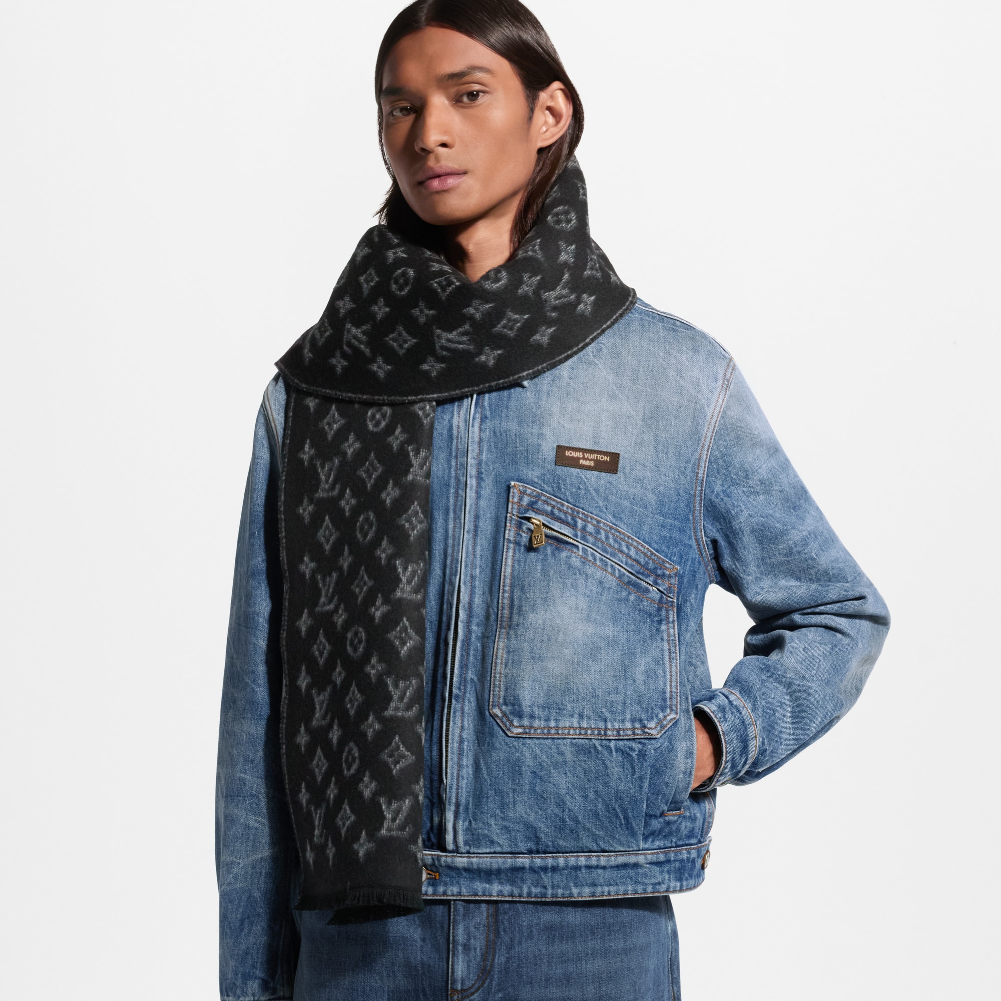 Monogram Check Scarf S00 - Accessories M96951 | LOUIS VUITTON